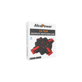 ALCAPOWER - Switching Hub SX-HUB | 3 Uscite | 6-24V DC | 10A | App iOS Android | Caricabatterie Serie SX