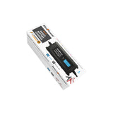 ALCAPOWER - Caricabatterie Automatico SX-2 10A | 12/24V | 4-240Ah | LiFePO4 & Piombo | Switch Auto