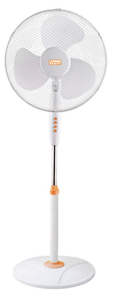 VINCO Ventilatore Piantana 70708 | 45W | Ø40cm | 165cm | Oscillante | Bianco