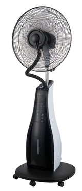 VINCO Nebelventilator 70727 | 80W | Ø43cm | 3,5L | Rollen | Fernbedienung