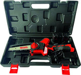 SandriGarden - Mini Elettrosega Troncarami SG-TR1600 | 16V 2x2Ah | Brushless | Lama 14cm | Valigetta
