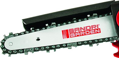 SandriGarden - Mini Elettrosega Troncarami SG-TR1600 | 16V 2x2Ah | Brushless | Lama 14cm | Valigetta