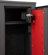 Arregui Domus 5-seater gun cabinet for guns up to 125cm in length with storage compartment - ARM050345