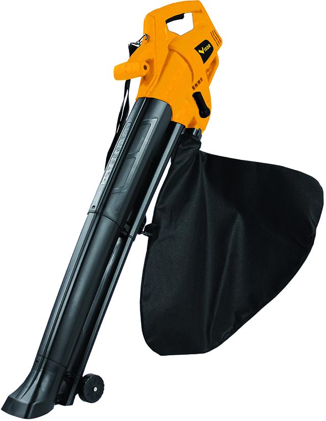 VIGOR - Soffiatore Aspiratore VAS-2600 | 2600W | 270 km/h | Biotrituratore | Sacco 35L