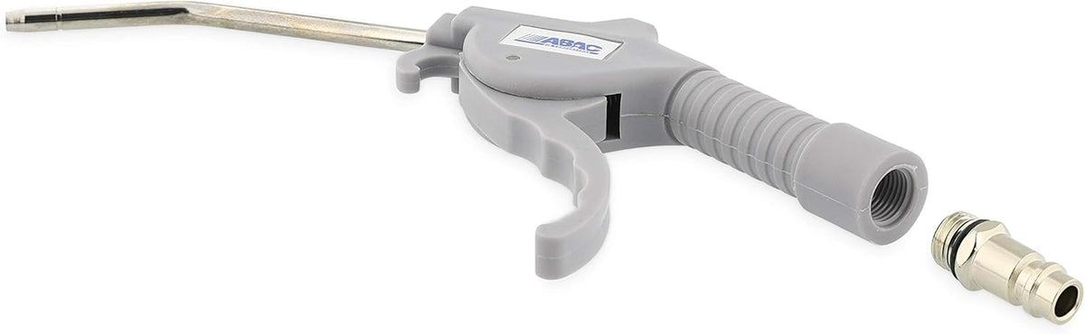 ABAC - Pistola Soffiaggio G-503 | Corpo Plastica | Ugello 100mm Ø3,8mm | 0-8 bar | 2,08 l/s | 150g | Cod. 2809913502