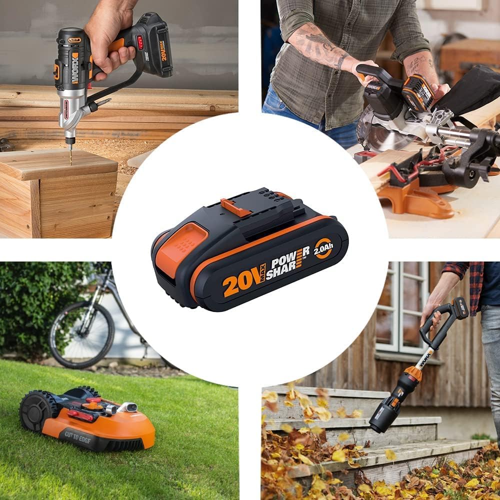 Batterie lithium WORX 20V 2,0Ah - WA3639
