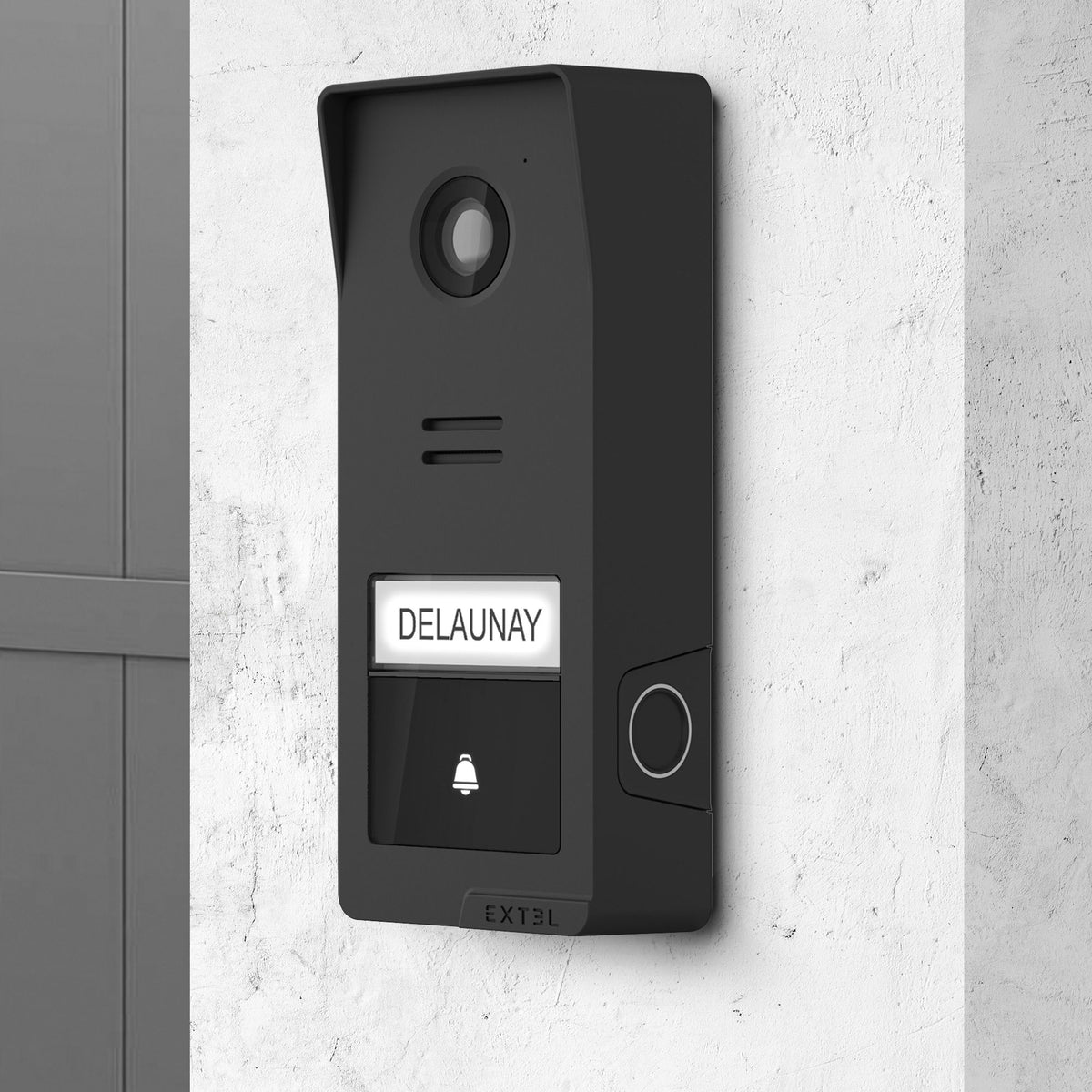 EXTEL - Videocitofono Wireless Connesso Wave 3 | Wi-Fi | Impronta Digitale | QR Code | App ExtelConnect | 350m | SKU 720337