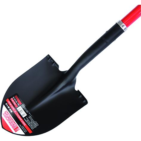SandriGarden - Badile a Punta Acuta SG-B10A 72110-10 | Manico Fibra di Vetro 104cm | Acciaio Carbonio | Impugnatura D PP