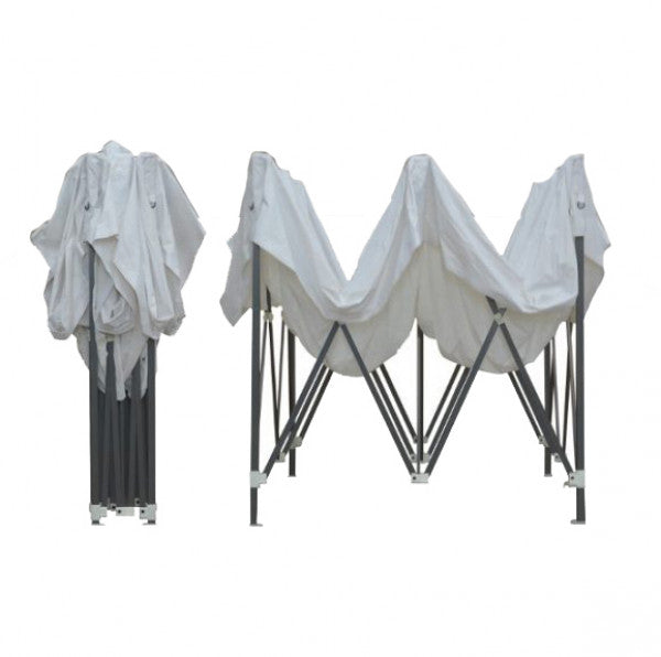 Tonnelle de marché 3x4,5m | Structure métal | Toile 210D Oxford PVC | Sac de transport