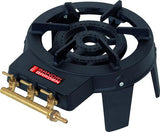 SANDRIGARDEN - Fornellone a Gas 3 Rubinetti 8 kW | Telaio e Bruciatore in Ghisa | 4 Piedi | G30/G31
