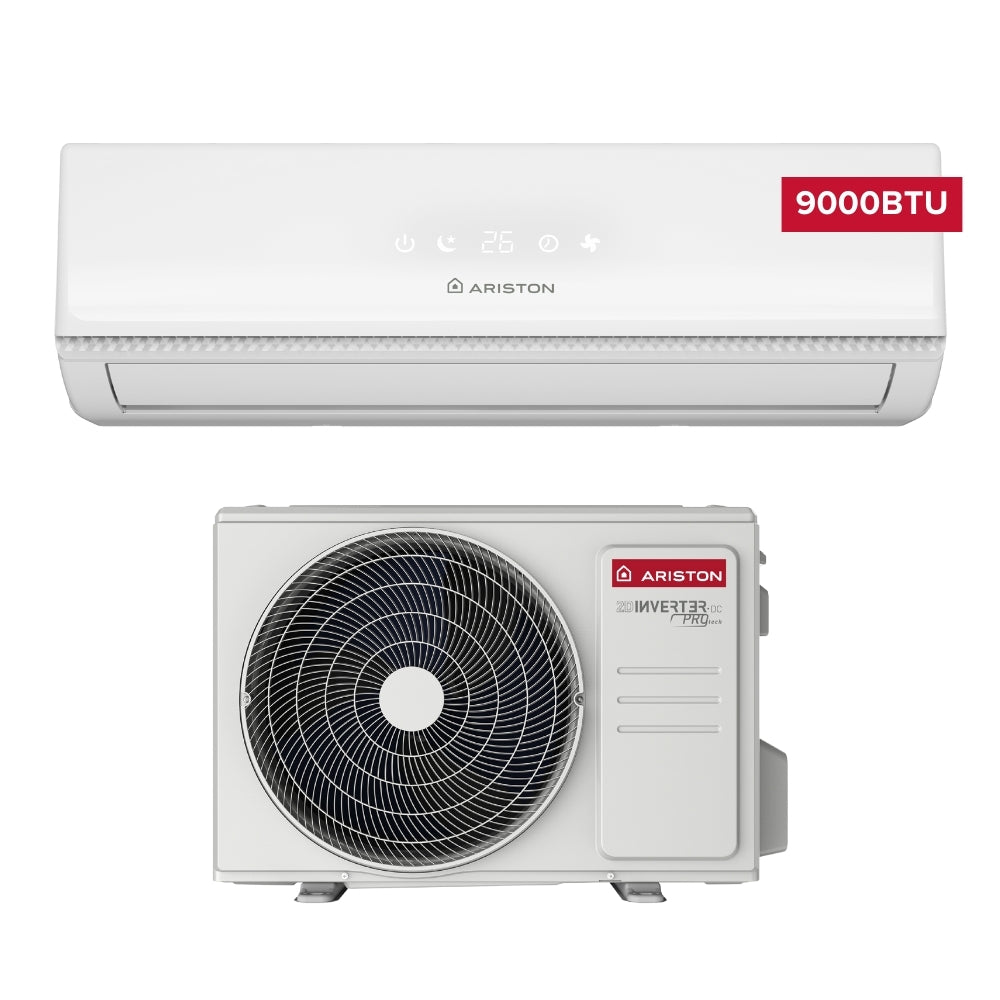 ARISTON - Condizionatore Monosplit AERES NET 25 MMA1 | 9000 BTU | Wi-Fi | Autopulente | Set Completo