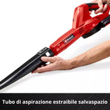 Einhell GC-CL 18 Li-E Akku-Laubbläser-Set mit 1 x 2,0-Ah-Akku
