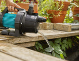 GARDENA - Pompa da Giardino 3000/4 Basic | 600W | 3000 l/h | 3,5 bar | Albero Inox | Sistema GARDENA
