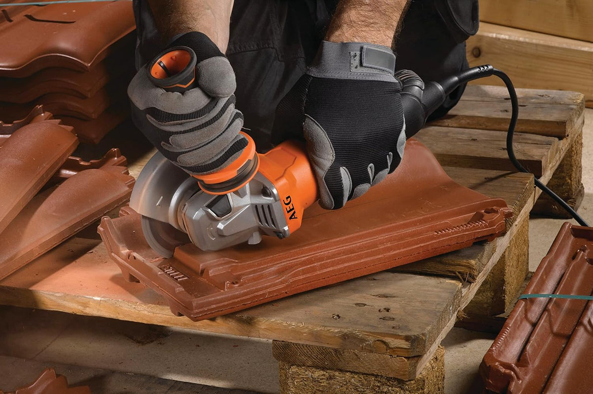AEG Winkelschleifer WS 10-115S | 1000W | 115mm Scheibe | Antivibration | Ergonomischer Griff