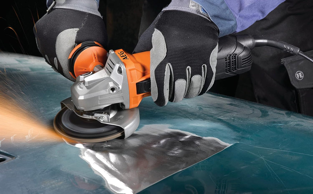 AEG Winkelschleifer WS 10-115S | 1000W | 115mm Scheibe | Antivibration | Ergonomischer Griff
