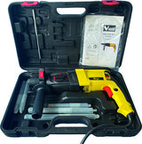 VIGOR - Tassellatore SDS Plus VBH-26 90250-05 | 800W | 0-1400 giri/min | 3J | Foro 26mm | Roto-Stop | Reversibile | Kit in Valigetta