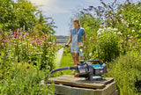GARDENA - Pompa da Giardino 3700/4 Basic 09014-47 | 3700 l/h | 4,1 bar | Ghisa | Aspirazione 7m | Sistema GARDENA