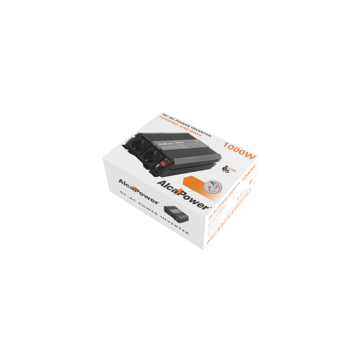 Alcapower Inverter Soft Start 1000W – 24V DC → 230V AC | Mod. 924100 | Modified wave