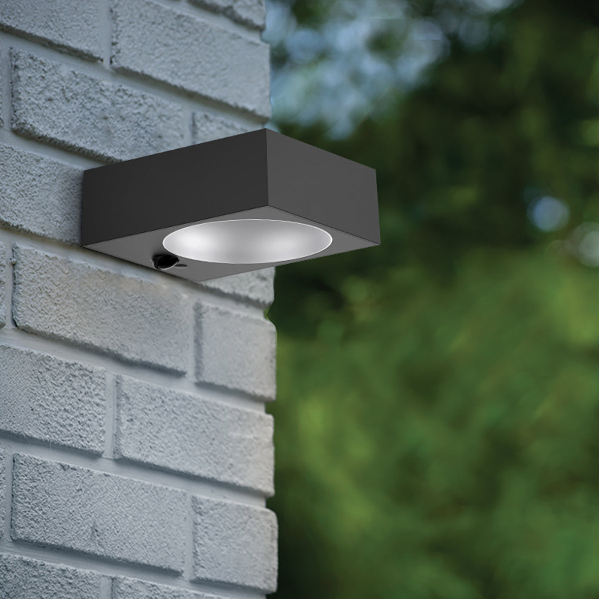 Alcapower 1000lm Solar LED Wall Light with PIR and Twilight Sensor