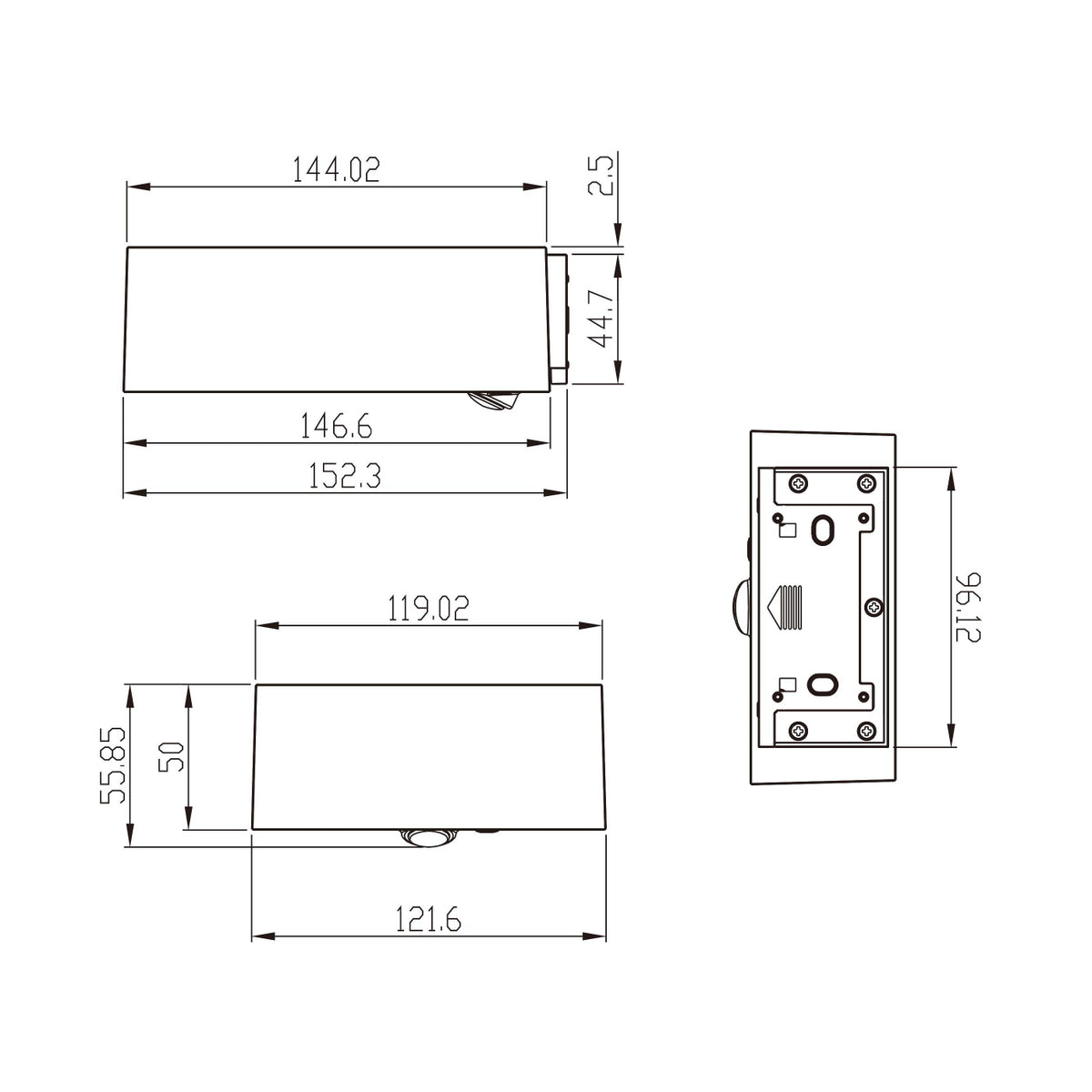 Alcapower 1000lm Solar LED Wall Light with PIR and Twilight Sensor