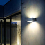 ALCAPOWER - LED Solare da Parete Bidirezionale 929612 | 700lm | 4000K | IP65 | Crepuscolare | 21 LED SMD