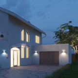 ALCAPOWER - LED Solare da Parete Bidirezionale 929612 | 700lm | 4000K | IP65 | Crepuscolare | 21 LED SMD