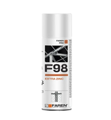 FAREN - F98 Extra Zinc | Zinco Spray 98% Puro | 400ml | Anticorrosione | Resistenza 300°C | Zincatura a Freddo
