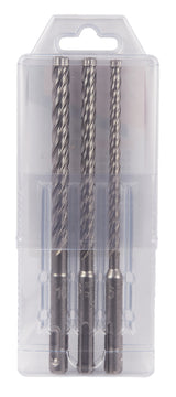 MAKITA - Set 3 Punte SDS-Plus Nemesis II B-59075 | T.C.T. | Ø6/8/10x165mm | 4 Taglienti | Calcestruzzo