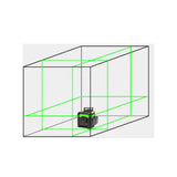 BORMANN Pro - Livella Laser Autolivellante BDM6900 | Raggio Verde | 3x360° | 12 Linee | Portata 30m