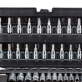 BORMANN Pro - Set 46pz Chiavi a Bussola con Cricchetto BHT5100 | 1/4'' | Acciaio Cr-V | Valigetta