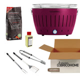 Kit Lotusgrill Barbecue da tavolo CLASSIC + Set 3 Utensili + Carbone + Gel [BUNDLE]