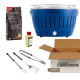 Kit Lotusgrill Barbecue da tavolo CLASSIC + Set 3 Utensili + Carbone + Gel [BUNDLE]
