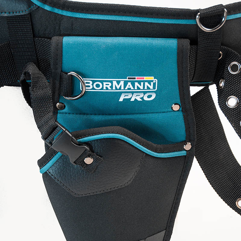 BORMANN Pro - Cintura Portautensili BTB3200 | 12 Tasche | Poliestere 1680D | Impermeabile