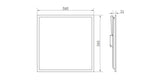 ReeR Pannello LED Backlit 600×600 36W IP20 4000K CRI80
