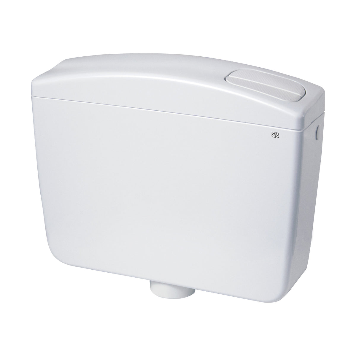 C.R. Beta 2 Rivestita 1032R cassetta WC ultra-piatta bianca con doppio tasto di scarico
