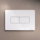NATIVA Placca Quadro JP1B bianca lucida su parete frontale