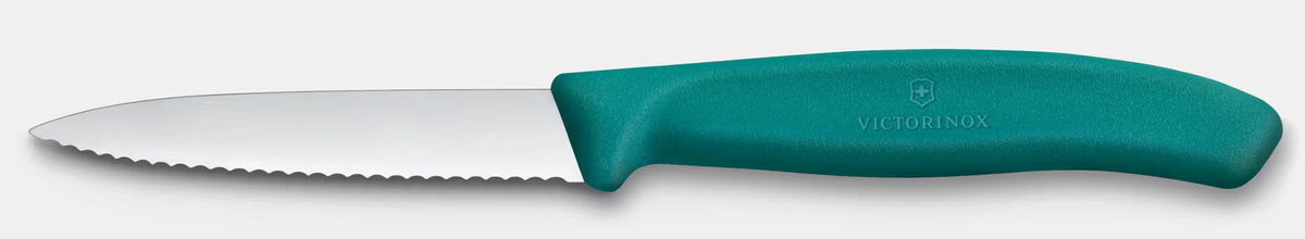 VICTORINOX - Spelucchino Coltello Verdure Swiss Classic | Lama Ondulata 8cm | Lavastoviglie