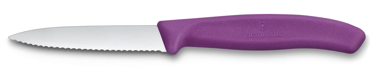 VICTORINOX - Spelucchino Coltello Verdure Swiss Classic | Lama Ondulata 8cm | Lavastoviglie