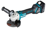 MAKITA - Smerigliatrice Angolare LXT DGA513RTJ | 18V Brushless | 125mm | Kit 2x BL1850B + DC18RC + Valigetta