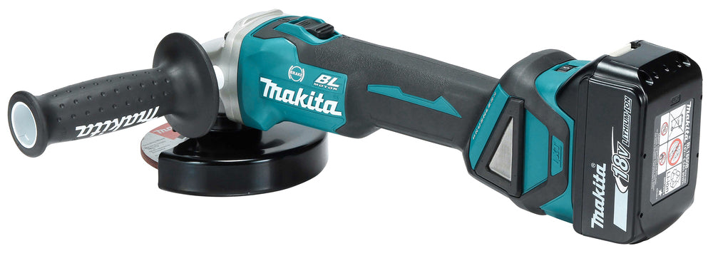 MAKITA - Winkelschleifer LXT DGA513ZJ | 18V Brushless | 125mm | Ohne Akku und Ladegerät + Makpac-Koffer