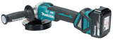 MAKITA - Winkelschleifer LXT DGA513ZJ | 18V Brushless | 125mm | Ohne Akku und Ladegerät + Makpac-Koffer