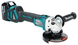 MAKITA - Smerigliatrice Angolare LXT DGA513RTJ | 18V Brushless | 125mm | Kit 2x BL1850B + DC18RC + Valigetta