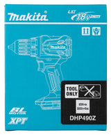 MAKITA - Trapano Avvitatore c/Percussione LXT DHP490Z | 18V Brushless | 65Nm | 13mm | Solo Corpo