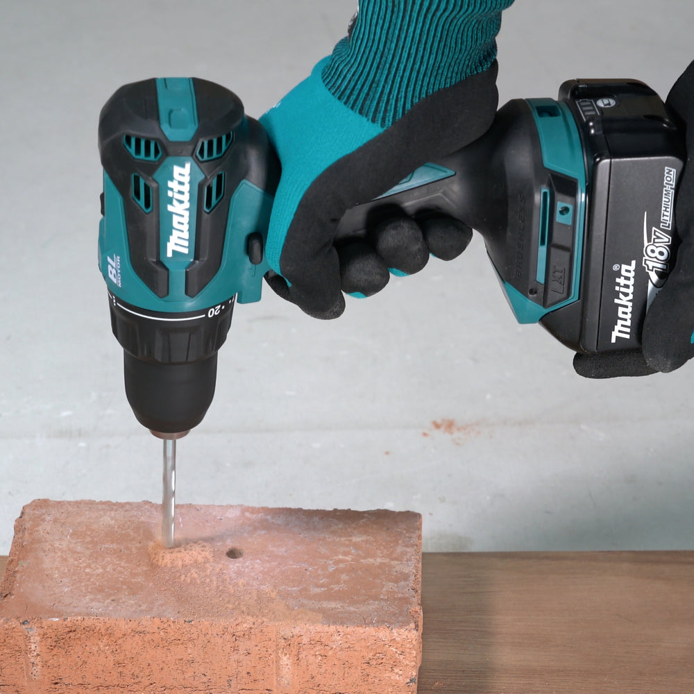 MAKITA - Trapano Avvitatore c/Percussione LXT DHP490Z | 18V Brushless | 65Nm | 13mm | Solo Corpo