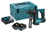 MAKITA - Tassellatore LXT DHR171RTJ | 18V Brushless | SDS-Plus | 17mm | 1,2J | Kit 2x BL1850B + DC18RC + Valigetta