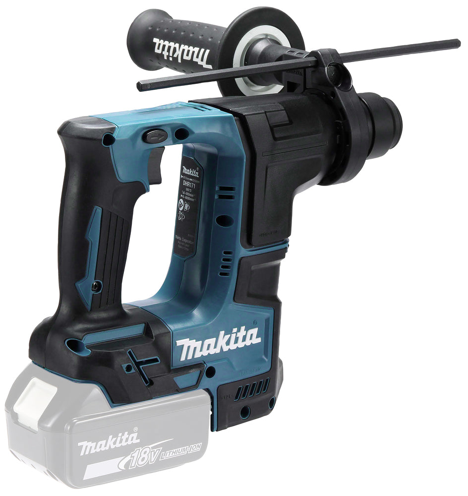 MAKITA - Tassellatore LXT DHR171Z | 18V Brushless | SDS-Plus | 17mm | 1,2 J | Solo Corpo