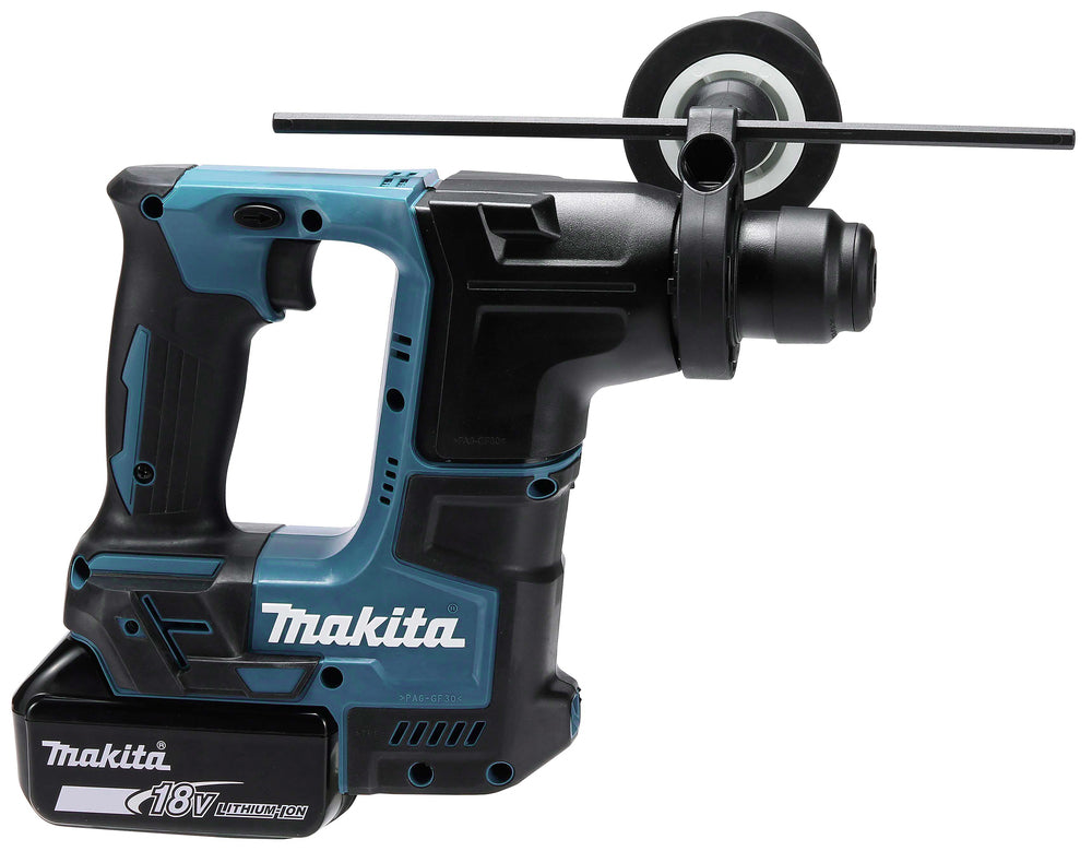 MAKITA - Tassellatore LXT DHR171RTJ | 18V Brushless | SDS-Plus | 17mm | 1,2J | Kit 2x BL1850B + DC18RC + Valigetta