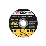 ABRABETA - Disco da Taglio Twincut Plus A46U Inox & Acciaio AB000330115 | Ø 115mm | Spessore 1,0mm | Made in Italy