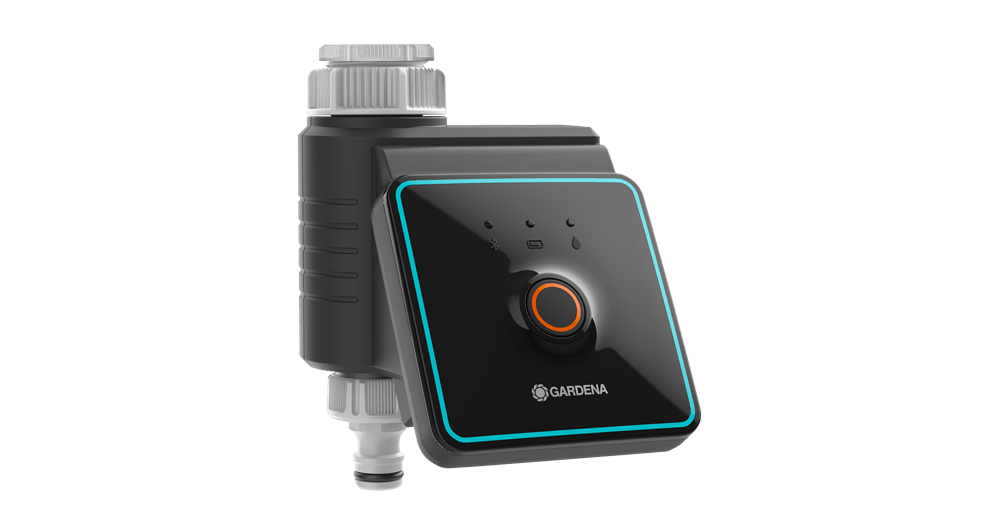 GARDENA - Computer Programmatore Irrigazione Bluetooth® 1889-20 | 3 Programmi | App iOS/Android | Safe Stop