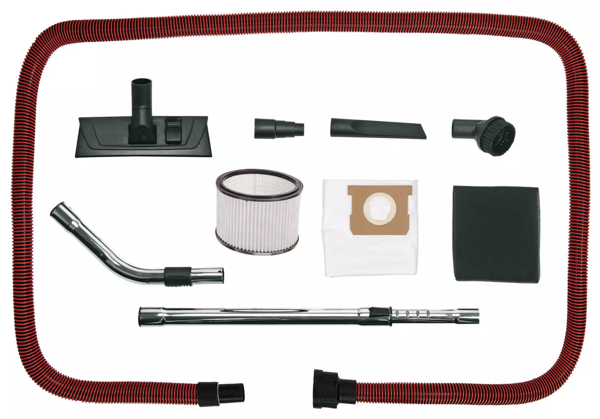 EINHELL - Aspiratore Solidi e Liquidi TE-VC 2025 SACL | 1200W | 25 L Inox | Classe L | HEPA | Presa Automatica